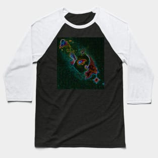 Black Panther Art - Glowing Edges 158 Baseball T-Shirt